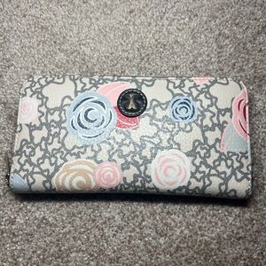 Tous Rose Flower Wallet